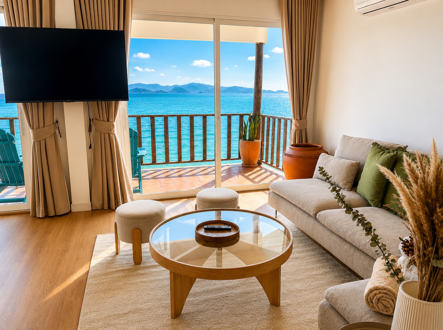Horizon Sky upper floor lounge facing the sea